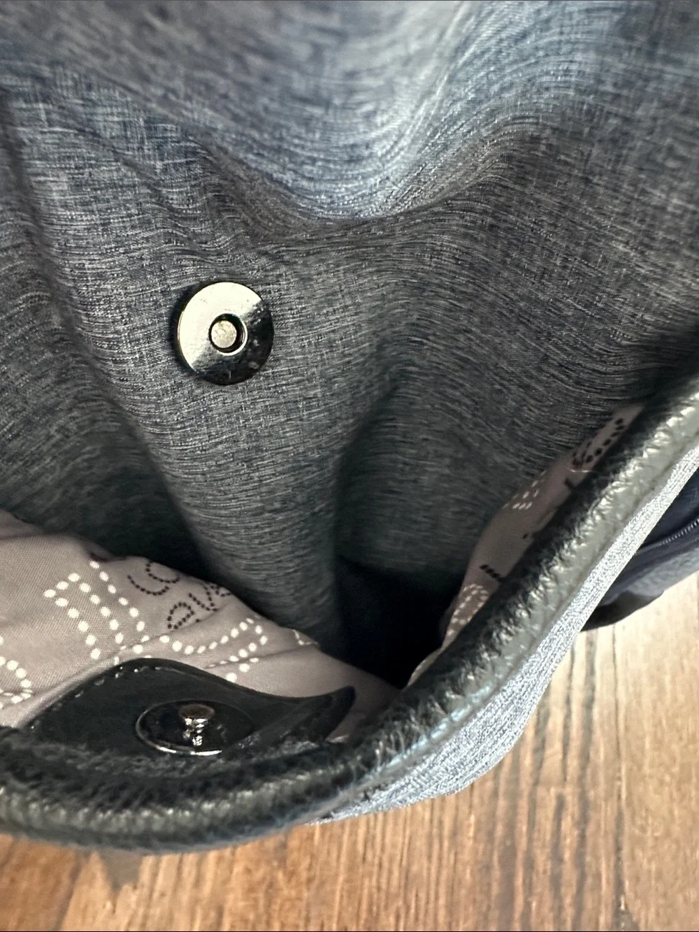 Lole Heather Blue-Grey Convetible Laptop Tote